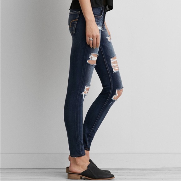 AE Denim X Super Low Rise Jegging - Picture 2 of 7